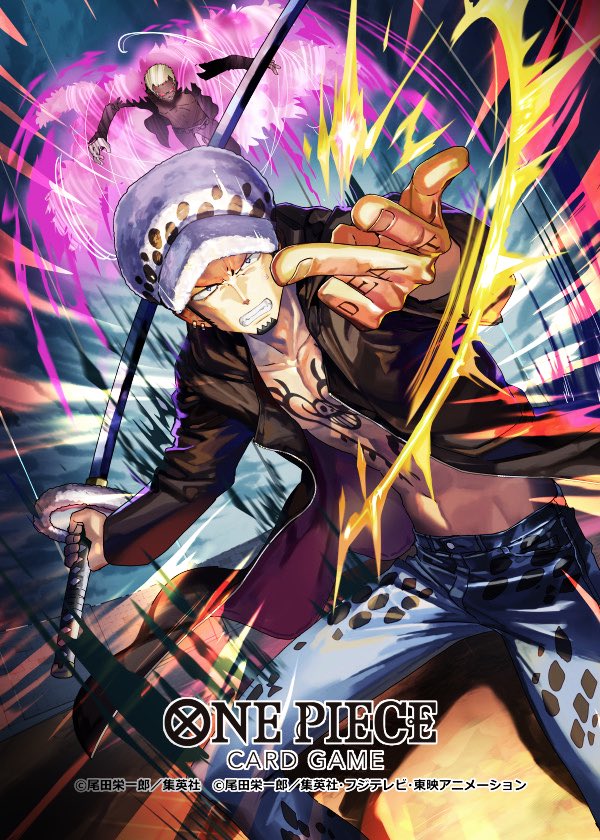 trafalgar law and donquixote doflamingo (one piece and 1 more) drawn by matsumoto_akira