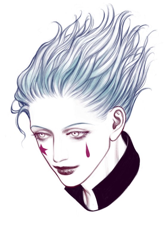 hisoka morow (hunter x hunter) drawn by bella_scottland
