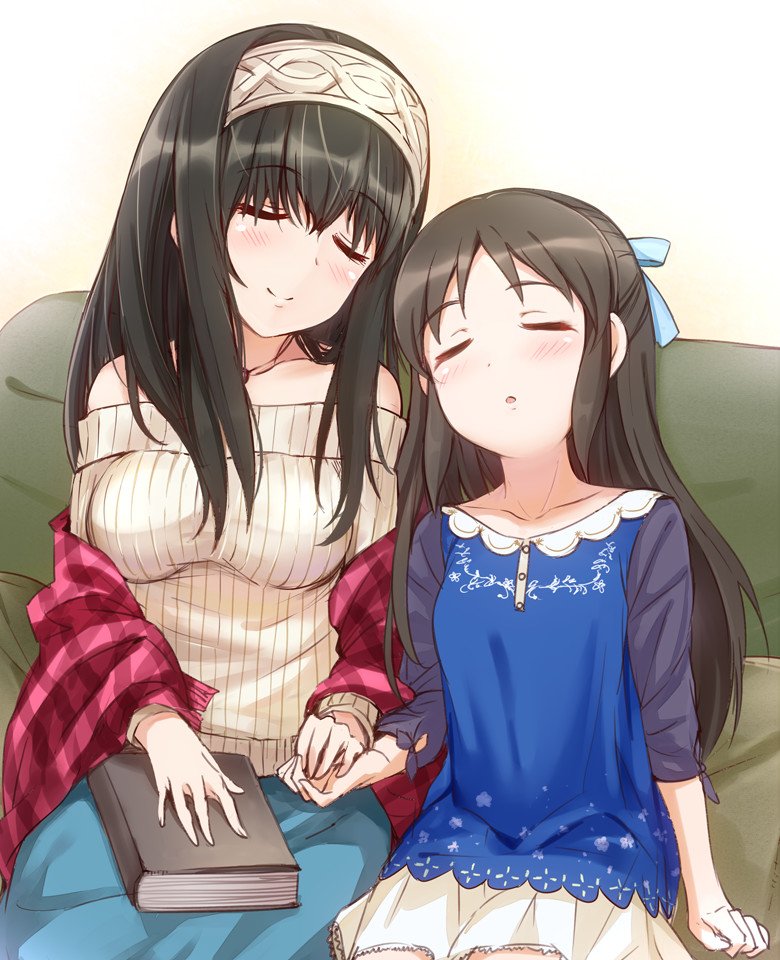 sagisawa fumika and tachibana arisu (idolmaster and 1 more) drawn by mintol_(qool+)