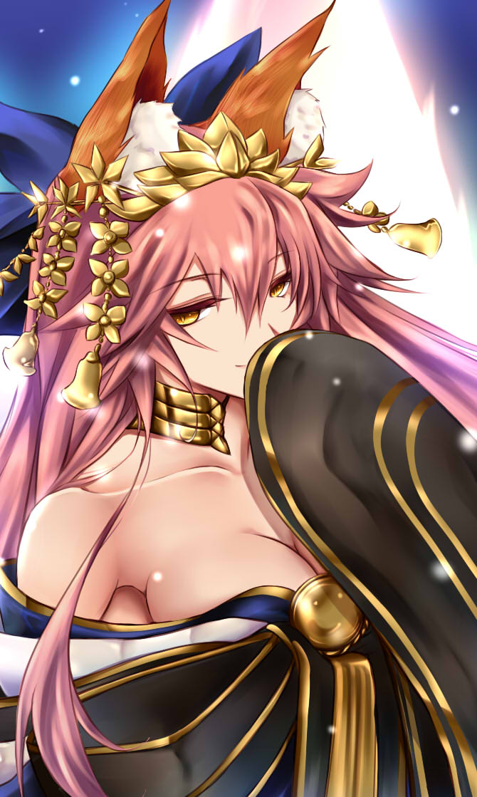 tamamo and tamamo no mae (fate and 3 more) drawn by harapeko1129