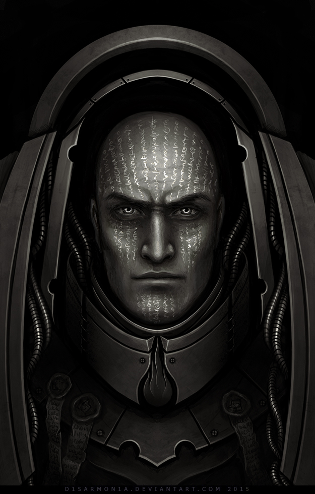 lorgar aurelian (warhammer 40k) drawn by veronica_anrathi