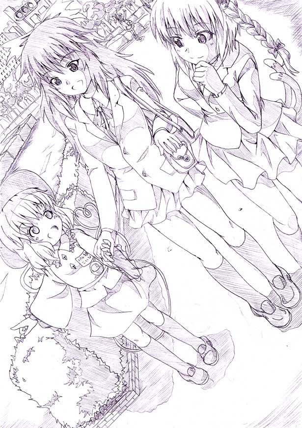 komeiji koishi, kaenbyou rin, and reiuji utsuho (touhou) drawn by wrwr
