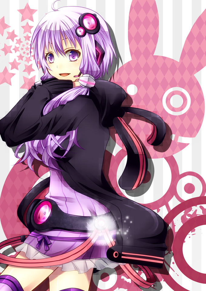 yuzuki yukari (vocaloid and 1 more) drawn by shiomizu_(swat)
