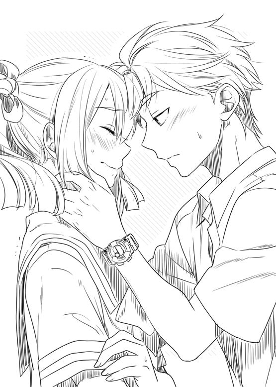koujiro frau and yashio kaito (robotics;notes) drawn by ikuhashi_muiko