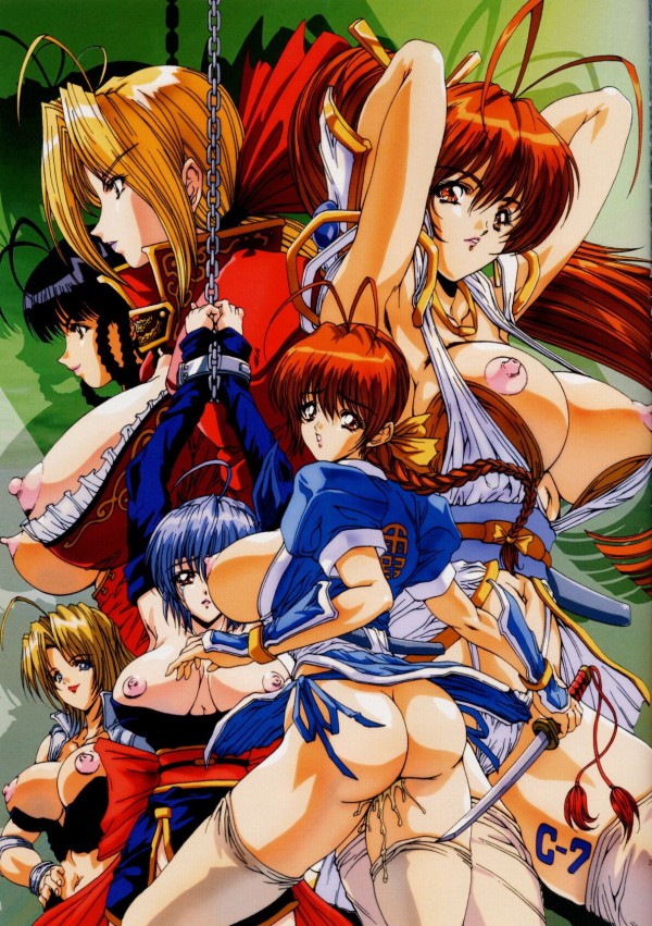 kasumi, ayane, lei fang, tina armstrong, and helena douglas (dead or alive) drawn by aoki_reimu