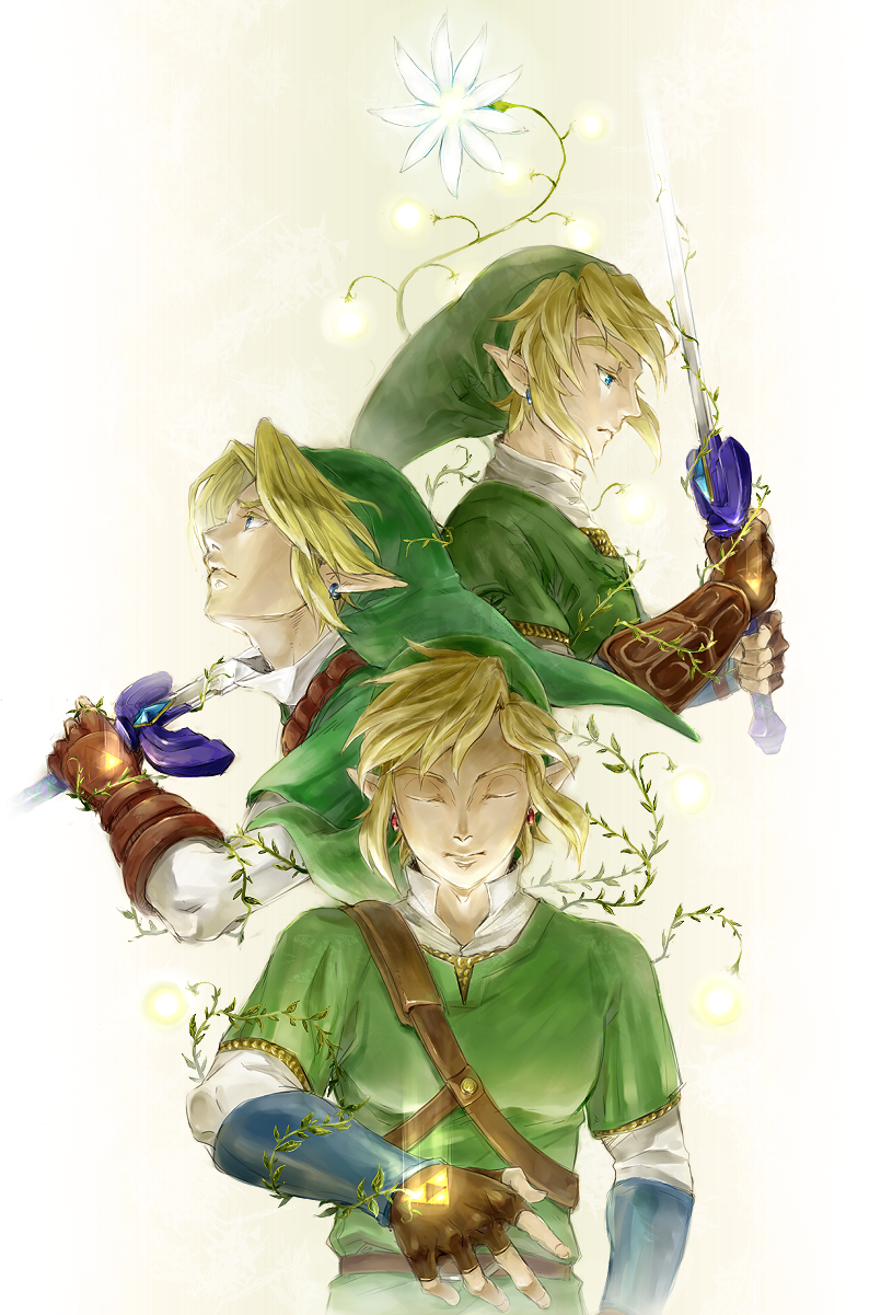 link (the legend of zelda and 3 more) drawn by tometo_pot