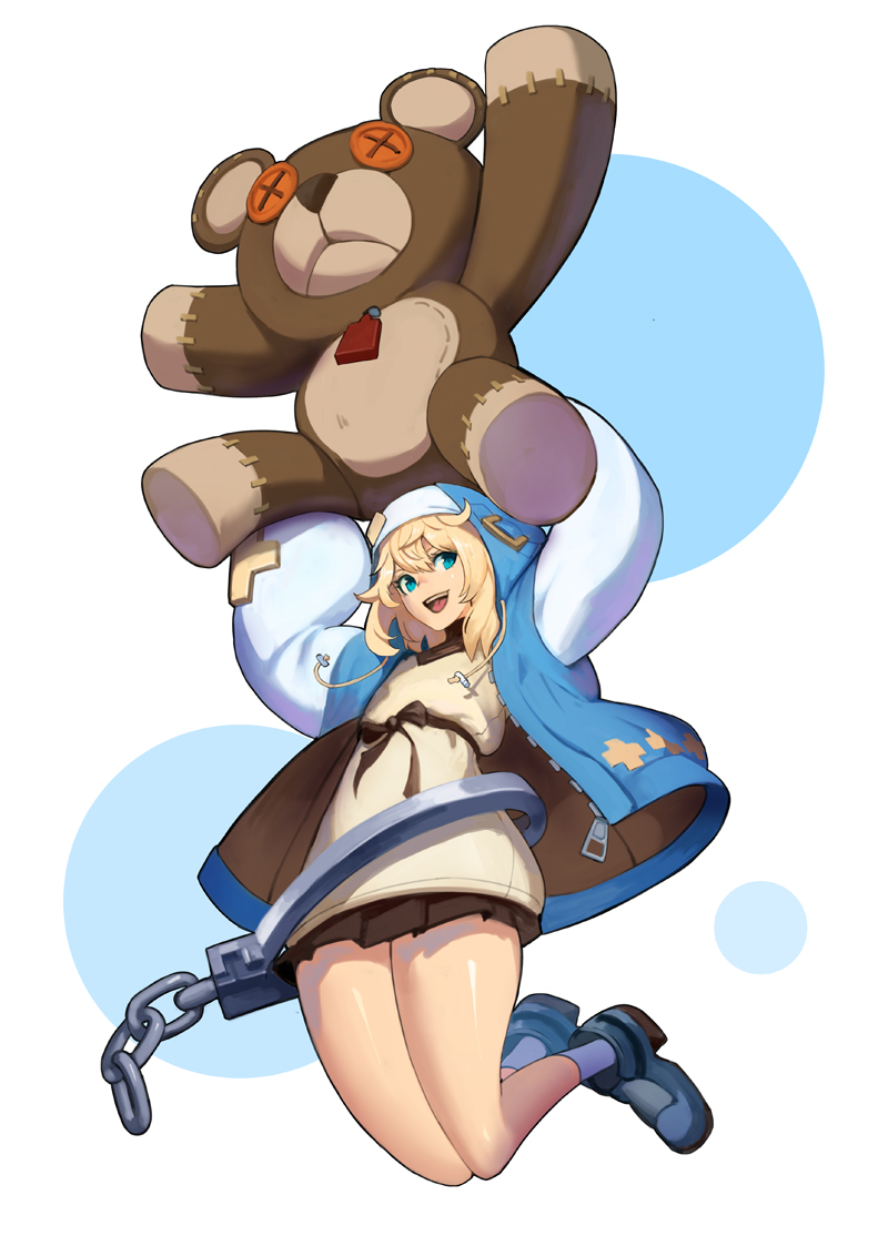 bridget and roger (guilty gear and 1 more) drawn by phamoz