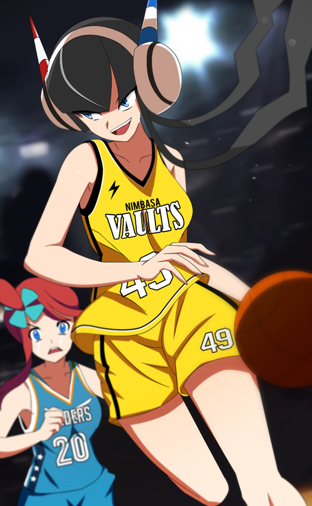skyla and elesa (pokemon and 2 more) drawn by vivivoovoo