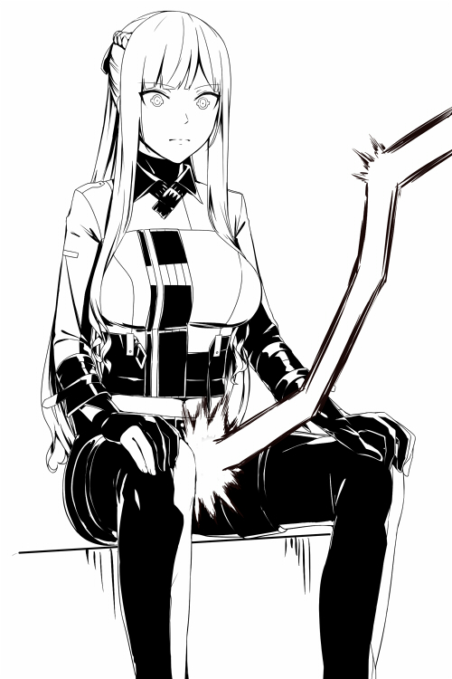 ak-12 (girls' frontline and 1 more) drawn by kageshio_(276006)