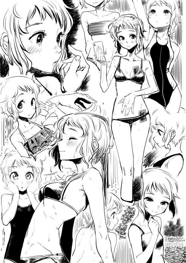makabe mizuki (idolmaster and 1 more) drawn by bukimi_isan