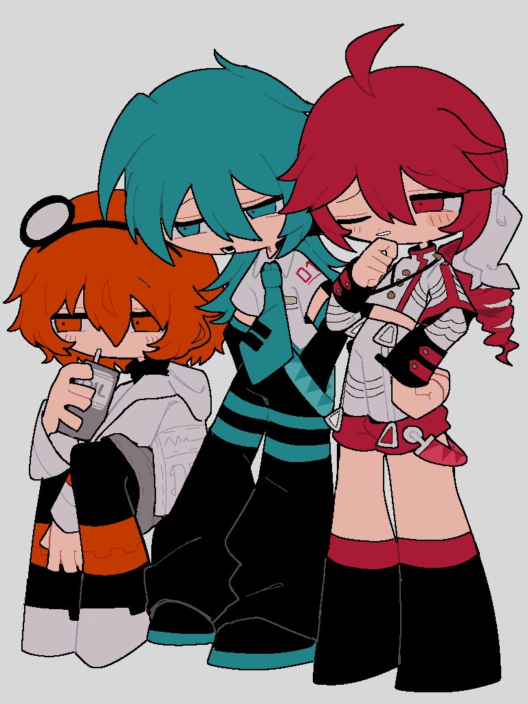kasane teto, adachi rei, hatsune mikuo, kasane ted, and adachi rai (vocaloid and 3 more) drawn by shiba_inu_(j1piwzrj8xdzywk)