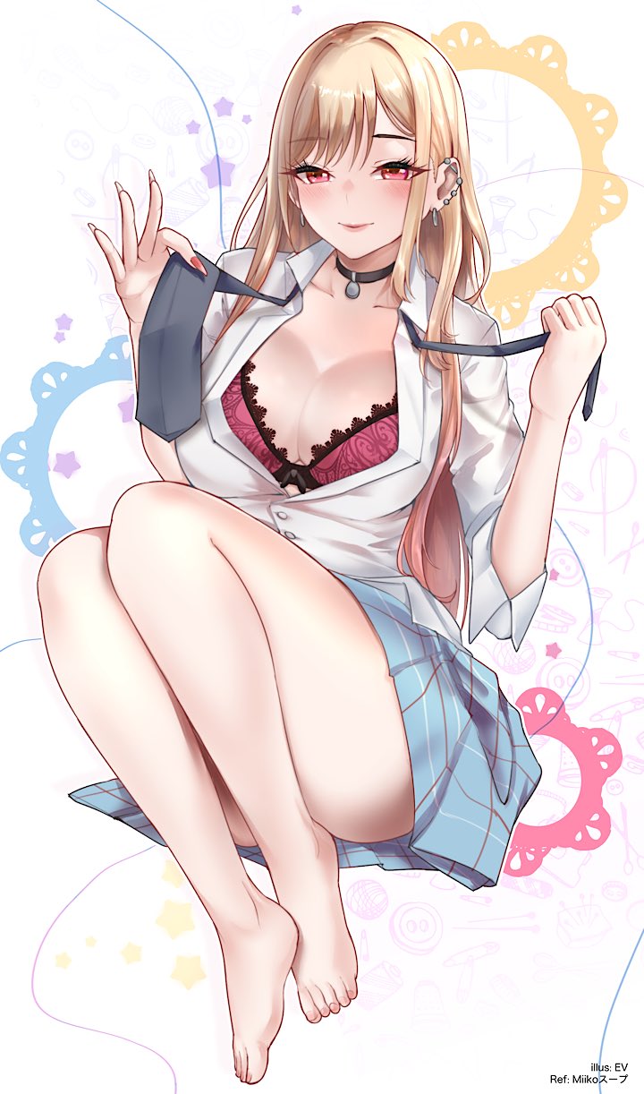 kitagawa marin (sono bisque doll wa koi wo suru) drawn by tinnies