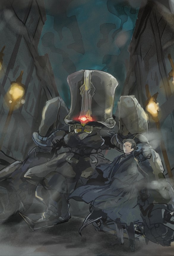 sherlock holmes and charles babbage (original and 2 more) drawn by tooduki_kichi