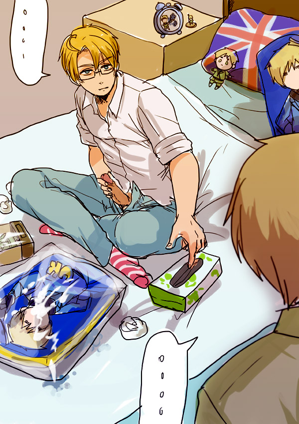 america and united kingdom (axis powers hetalia) drawn by enoking