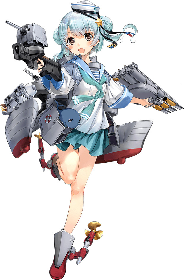 samuel b. roberts, little blue whale, and samuel b. roberts mk ii (kantai collection) drawn by zeco