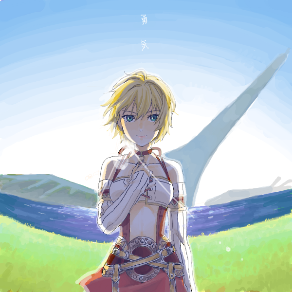 fiora (xenoblade chronicles and 1 more) drawn by hasekura
