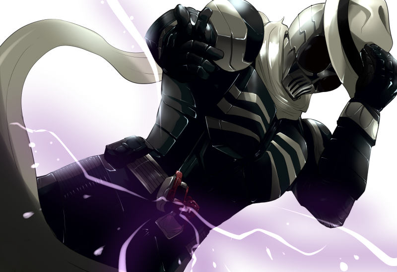 kamen rider skull (kamen rider and 1 more) drawn by denji_(mugitomato)