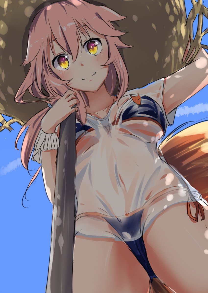 tamamo and tamamo no mae (fate and 1 more) drawn by meimuu