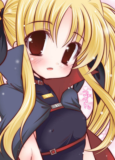 fate testarossa (lyrical nanoha and 1 more) drawn by shiitake_miya_donko
