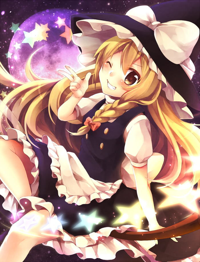 kirisame marisa (touhou) drawn by k----s and yunohito