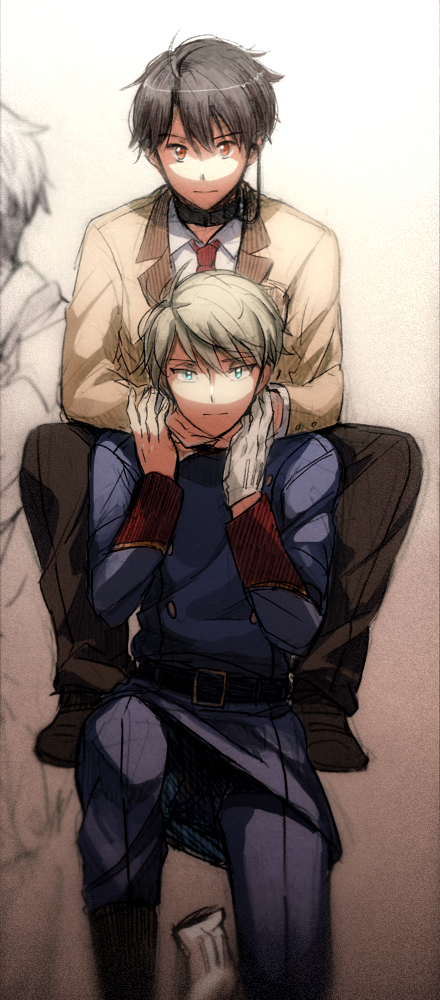 slaine troyard and kaizuka inaho (aldnoah.zero) drawn by aki_(neyuki41028)