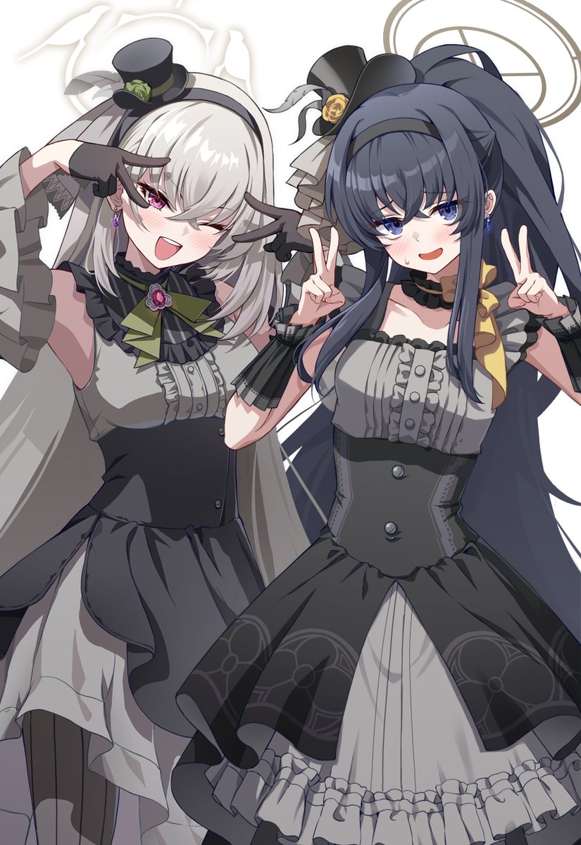 mari, ui, and sakurako (blue archive) drawn by yeogpu_(seung832222)