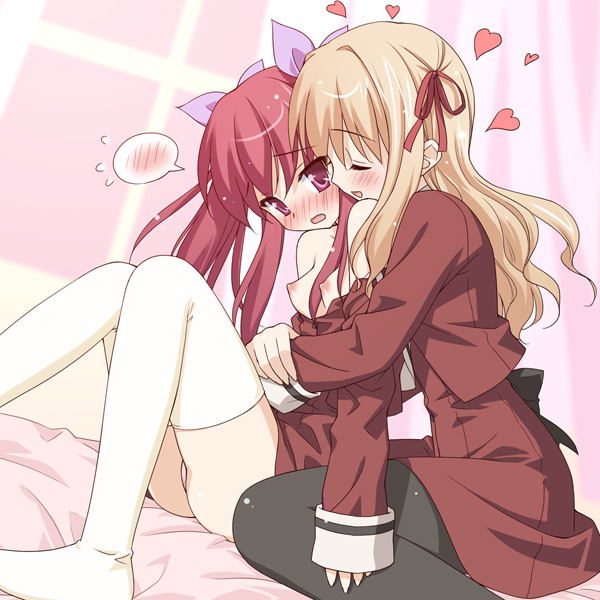 oda nanami and matsubara yuuna (sono hanabira ni kuchizuke wo) drawn by kani_biimu