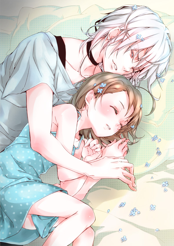 accelerator and last order (toaru majutsu no index) drawn by kadaka_(9m)