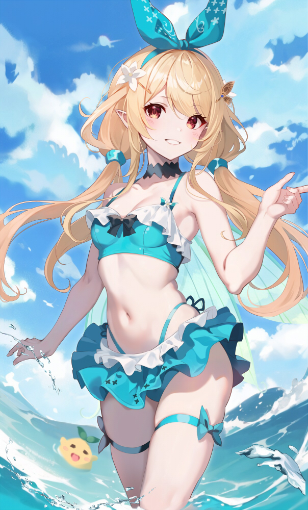 pomu rainpuff and pomudachi (nijisanji and 1 more) drawn by kujou_ichiso