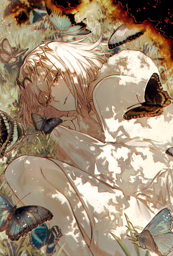 oberon (fate and 1 more) drawn by albino_(a1b1n0623)