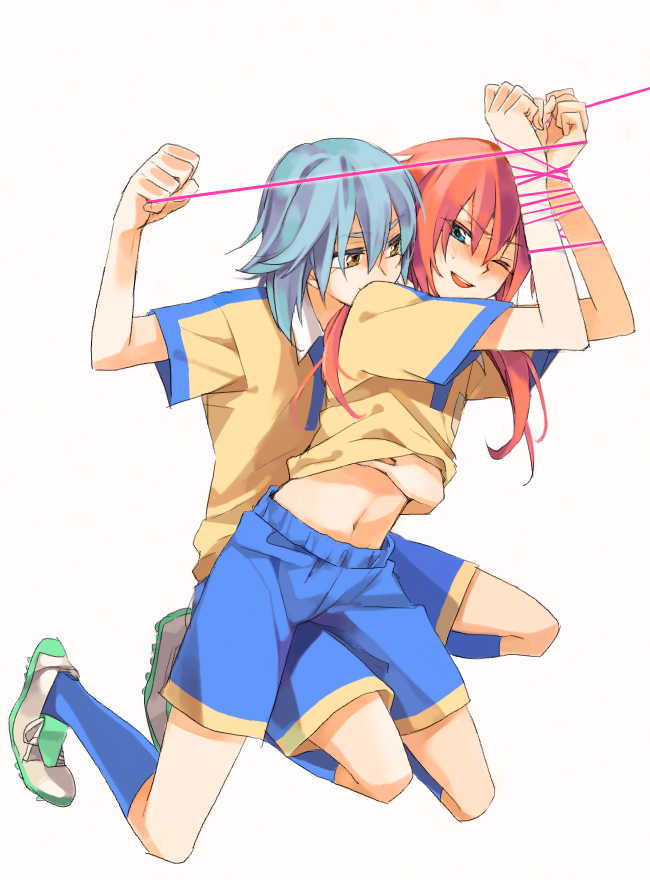 kirino ranmaru and kariya masaki (inazuma eleven and 1 more) drawn by kyou_(nodobotokemax)