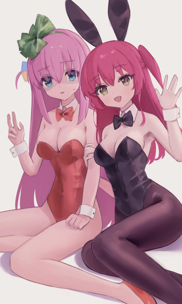 gotoh hitori and kita ikuyo (bocchi the rock!) drawn by anouetto