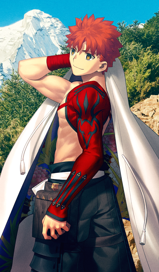 emiya shirou and senji muramasa (fate and 1 more) drawn by takeuchi_takashi
