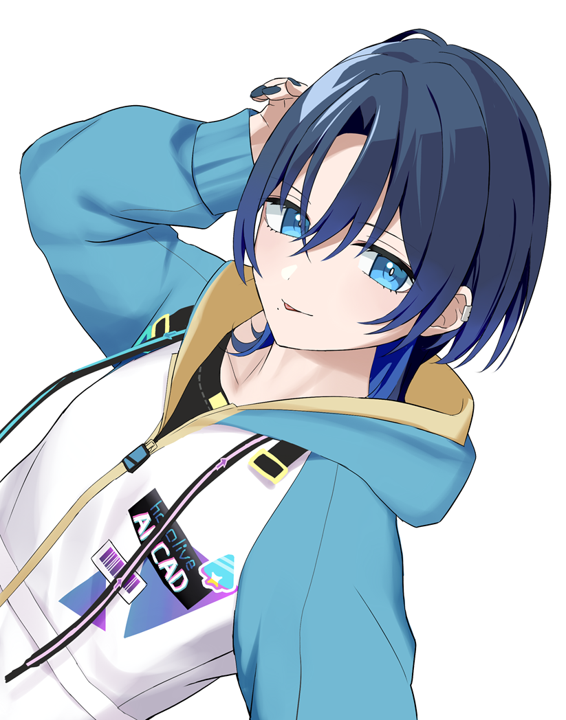 hiodoshi ao (hololive and 1 more) drawn by maamu