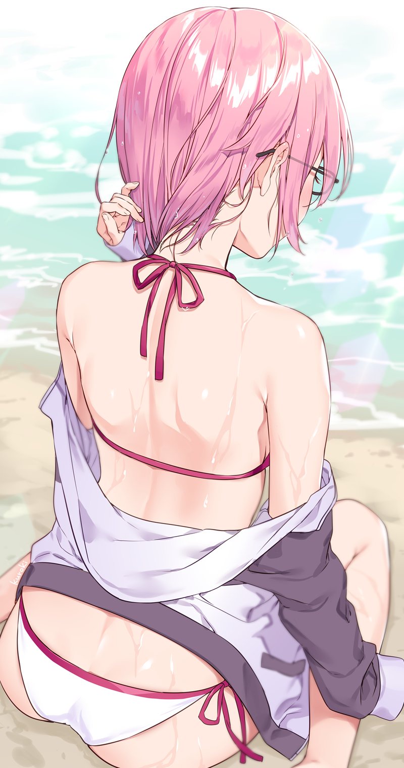 mash kyrielight (fate and 1 more) drawn by kuroki_(ma-na-tu)