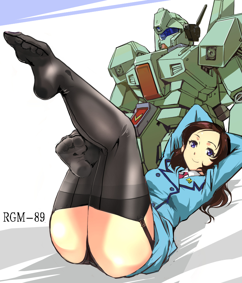 jegan (gundam and 1 more) drawn by kamisimo_90
