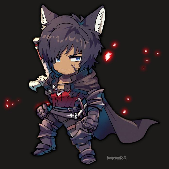 clive rosfield (final fantasy and 1 more) drawn by kotorai