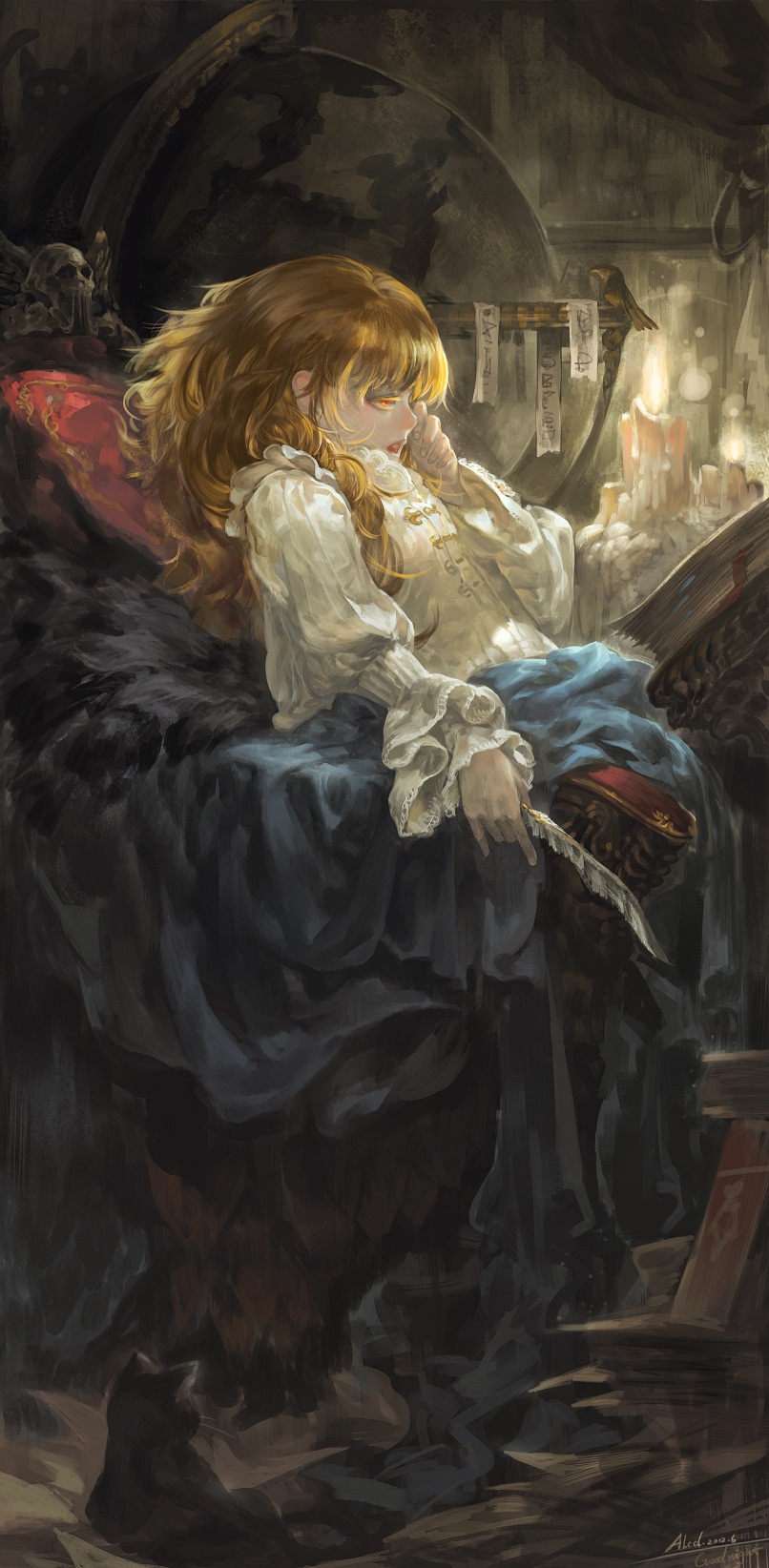 pixiv fantasia and 1 more drawn by alcd