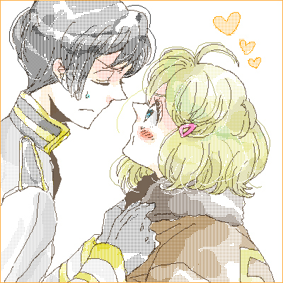 japan and america (axis powers hetalia) drawn by utai_yumi