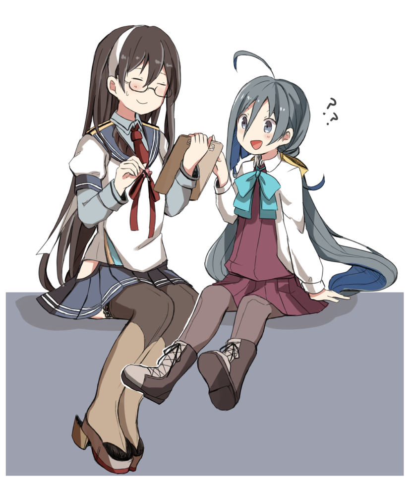 ooyodo and kiyoshimo (kantai collection) drawn by riz_(ravel_dc)