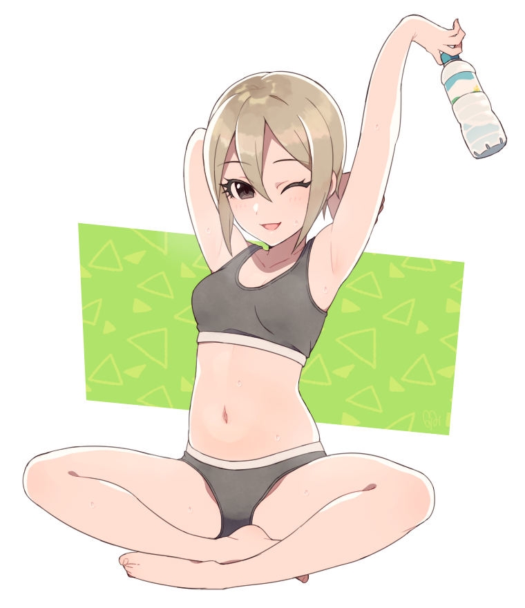 shiomi syuko (idolmaster and 1 more) drawn by moyori