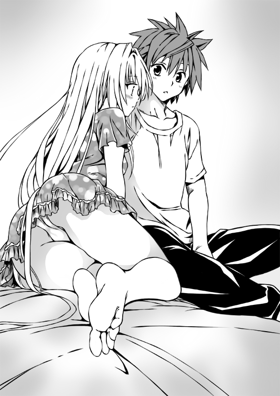 konjiki no yami and yuuki rito (to love-ru and 1 more) drawn by inui_sanagi
