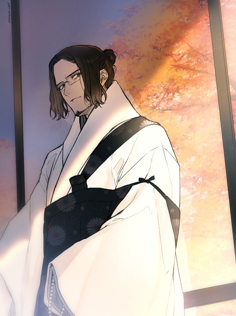 hasegawa zenkichi (persona and 2 more) drawn by sonomi