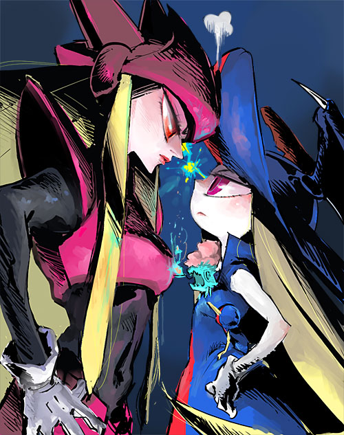 shyna nera shyna and zohar (silhouette mirage) drawn by yutaka7