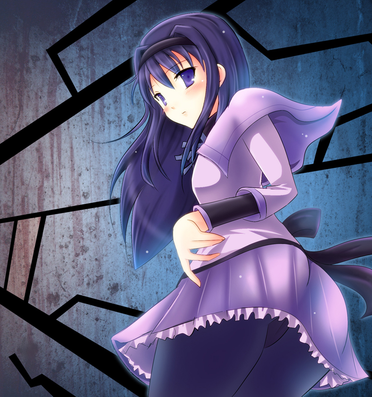 akemi homura (mahou shoujo madoka magica) drawn by ryusei2u