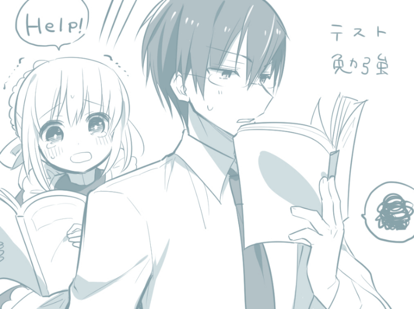 kimijima sara and takaomi (original and 1 more) drawn by ouhara_lolong