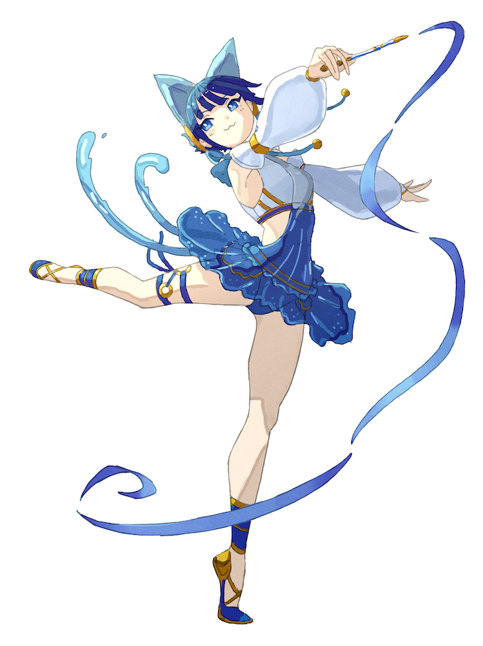 ni-ni the mirror mikanko (yu-gi-oh!) drawn by ishii_(young-moon)