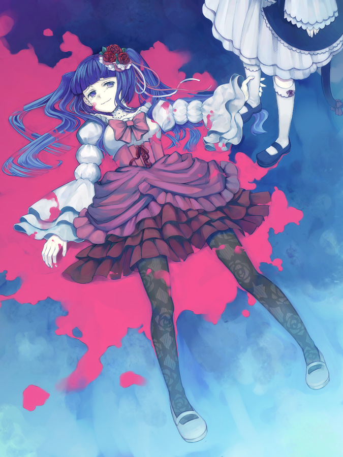 frederica bernkastel and furudo erika (umineko no naku koro ni) drawn by neko_k321