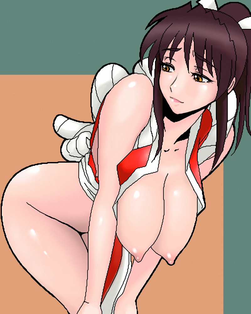 shiranui mai (the king of fighters and 1 more) drawn by fjt_(fjym2)