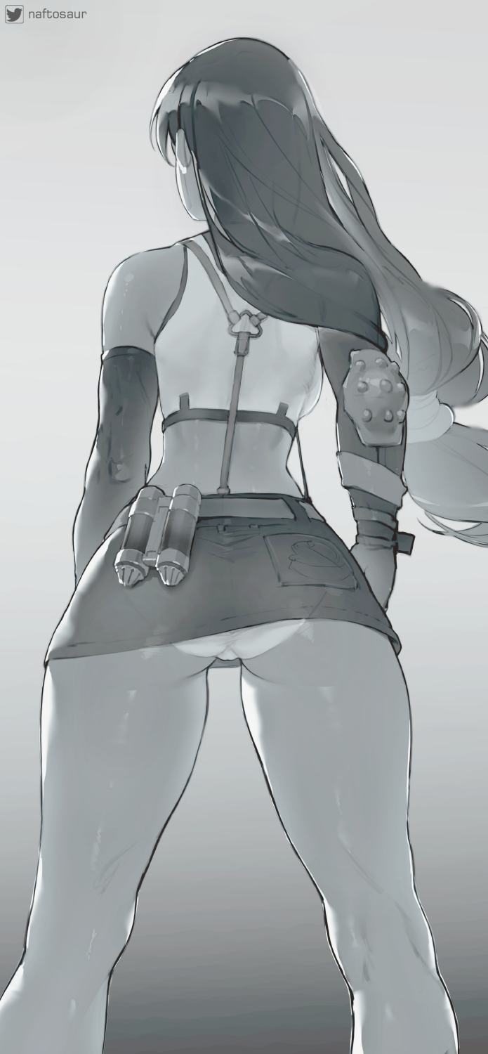 tifa lockhart (final fantasy and 2 more) drawn by naftosaur